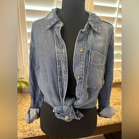 Kut from the Kloth “Grace” Denim Shirt, Size M - Picture 2 of 7